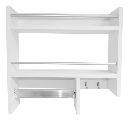 Imagem 4 de 8 de Porta Temperos 100% Mdf C/ Suporte Papel Toalha E Guardanapo