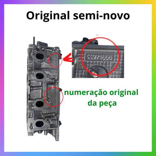 Cabeçote Evo 1.0 8v Mobi Uno Novo Ano 2016 A 2021