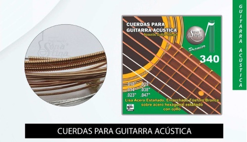 Cuerdas Sonatina Premier Guitarra Acústica 340