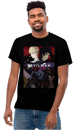 Playera Devilman Diseño 12 Anime Playeras Beloma