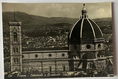 Antigua Postal, Catedral, Florencia, Italia, P0246