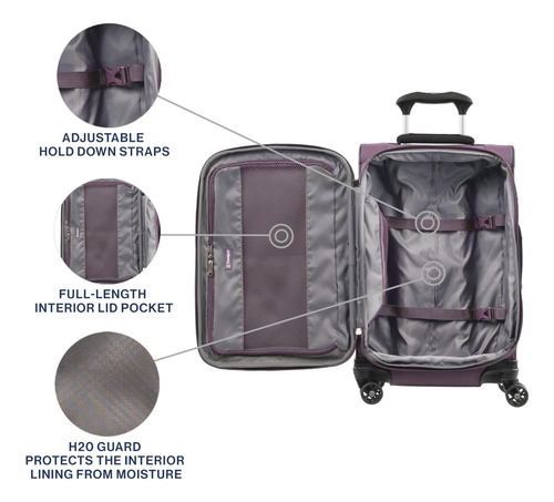 Maleta Travelpro Tourlite Softside 21 Ampliable Con 4