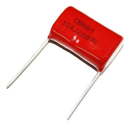 Capacitor Condensador Cbb 2kv 104j 0,1 Uf 100nf Alto Voltaje