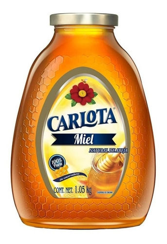 Miel Natural De Abeja Carlota 1.05 Kg