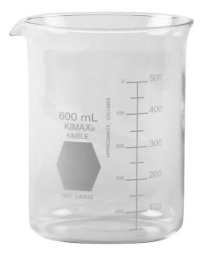 Vaso Precipitado Vidrio Griffin Kimax Grad 600 Ml 14000-600