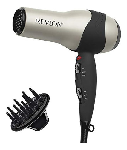 Secador De Pelo De Secado Rápido Turbo 1875w Revlon