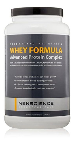 Menscience Androceuticals Whey Formula Advanced Protein Com