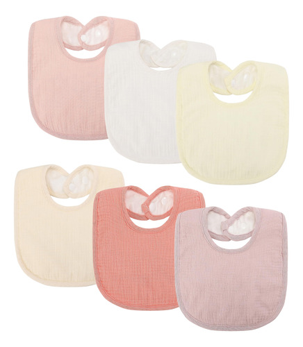 Sea Zaela Muslin Babs Babs 6 Pack Baby Bandana Babs Babs ALG