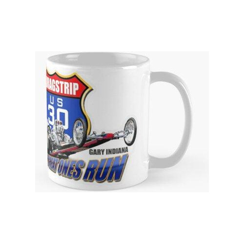 Taza Us 30 Dragstrip Calidad Premium