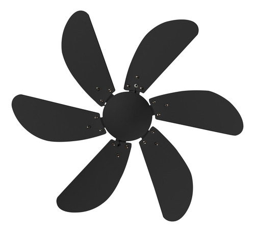 Ventilador de techo Tramontana 45505 30 pulg Negro Mate Seis Aspas Coolfan