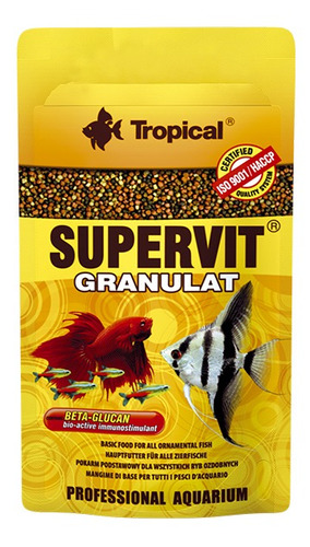 Tropical Supervit Granulat - Sachê 10g - Ração Peixes