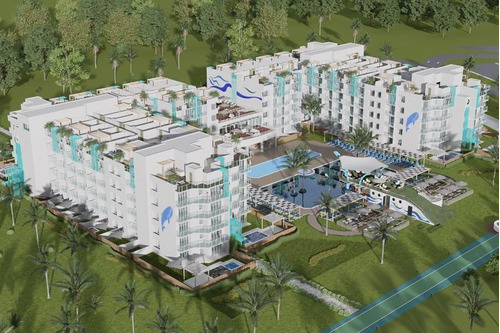 Apartamento En Venta En Punta Cana, 1 Habitación Tipo Suite 