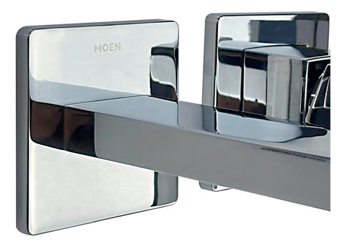 Monomando A Muro Para Lavabo Marca Moen Linea Medora Cromo Acabado Cromado