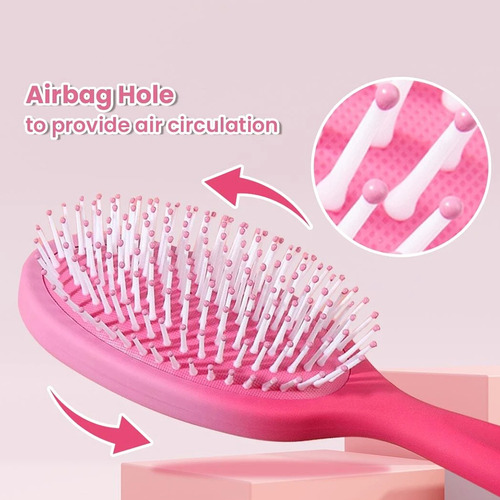 Peine De Masaje Miniso Barbie, Con Airbag, Anticaída