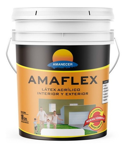 Pintura Látex Amaflex Int./ext. 18 L  | Amanecer