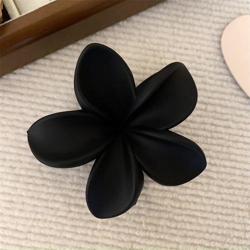 (bk) Preciosos Broches Hair Claw Con Delicadas Flores Mate