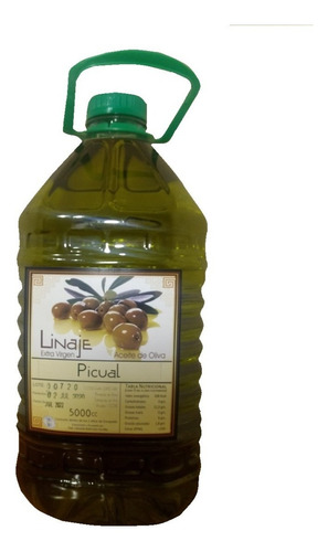 Aceite De Oliva Extra Virgen Picual X 5 Lts