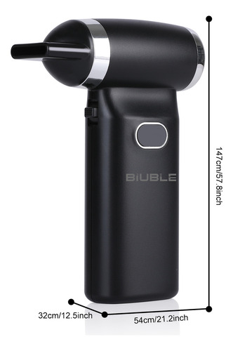 BIUBLE ML425-MX ventilador turbo portátil 130000rpm 8000mah color negro