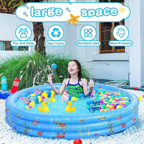 Annthor Alberca Inflable Para Niños Mini Alberca Inflable