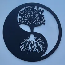 Comprar Cuadro Madera Calada Yin Yang 40cm, Cipino Decoraciones 