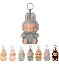 Comprar Labubu Llaveros De Peluche Muñeca De Figura Anime Llaveros
