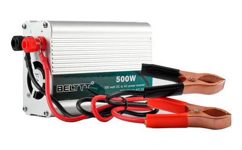 Inversor De 500w Convierte Corriente 12v A 110v