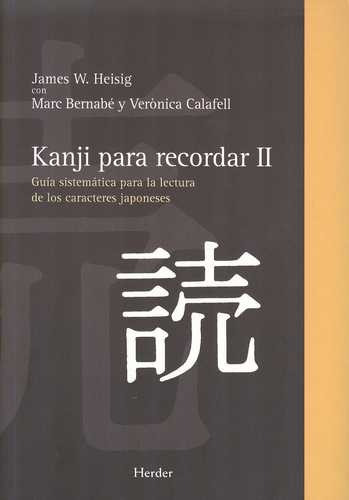 Livro - Kanji Para Recordar Ii. Guía Sistemática Para La Lectura De Los Caracteres Japoneses