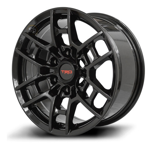 Imagen 2 de 6 de Rines 17 Toyota Trd Pro Tacoma Hilux Fj 6/139 Negro Calidad