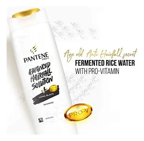 Pantene Advanced Hair Fall Solution ChampĂș Largo Negro, 180