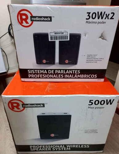 Parlantes Inalambricos 500w Rms