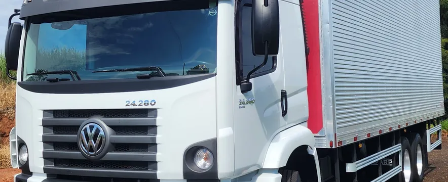 Caminhão Truck Vw 24280 Prime Leito Gabinão 90.000 Km Baú