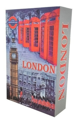 Cofre Livro Camuflado 24x15x6