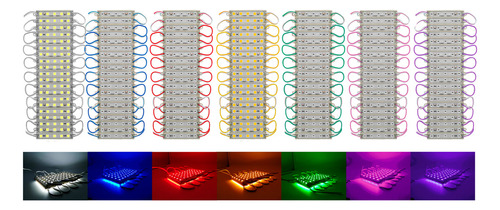 Prar Jja Modulo Led 5050 (20 Piezas) Rojo Azul Ámbar Verde Y