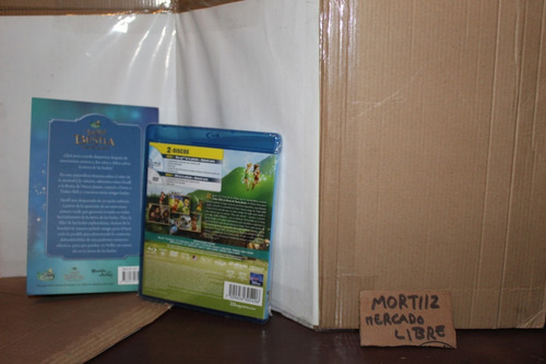 Pack Bluray + Libro Tinker Bell Bestia Nunca Jamás Disney (Usado)