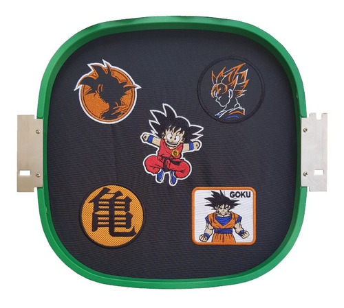 Pack 5 Ponchados Goku Dragon Ball Para Bordadoras Diseños
