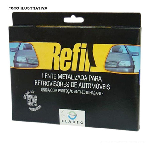 Lente Do Retrovisor Sem Base - Flabeg (refil) - Focus 2000 