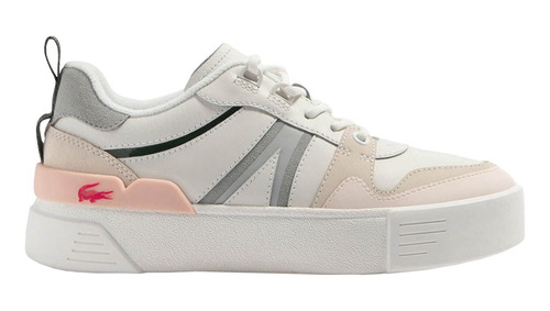 Tenis Sneakers Mujer Lacoste Blanco 641-33