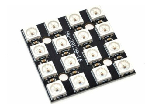 Modulo Matriz 4x4 16 Leds Rgb Ws2812 Ws2812b 5v