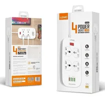Comprar Extension Toma Corriente Sc4407 4 Power Socket + 4 Usb 2m