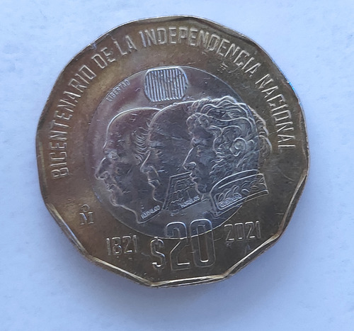 Moneda De 20 Pesos, Conmemorativa Bicentenario