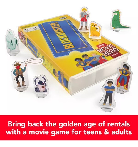 Blockbuster Game: A Movie Hero Round Game New Juego De Mesa