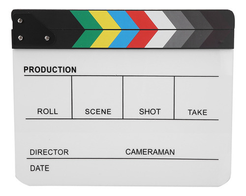 Clapboard Acrylic Director Scene Clapperboard Tv Movie