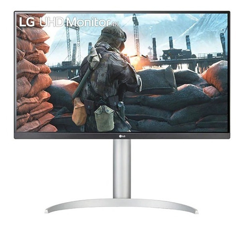 Monitor gamer LG 4k 27UP650 LCD 27" plata y negro 100V/240V