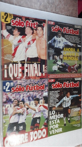 Sólo Fútbol Lote De 9 Revistas. Excelente Estado. 