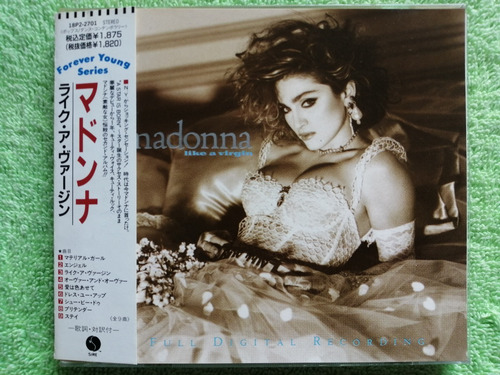 Eam Cd Madonna Like A Virgin 1984 Su Segundo Album Japones