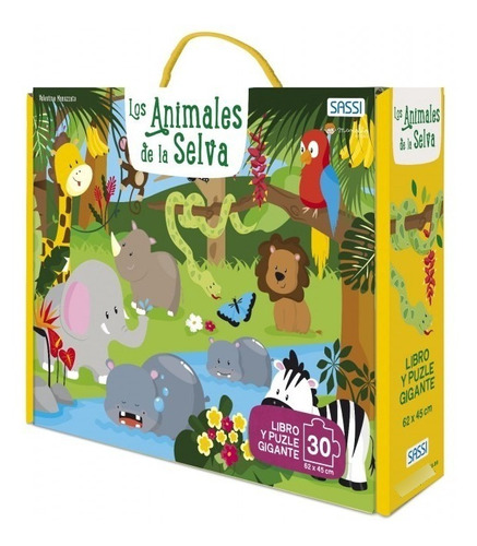 Los Animales De La Selva - Manolito - Libro + Puzzle