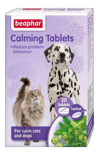 Beaphar Calming Tablets Calmante Perro Y Gato 20 Tabletas