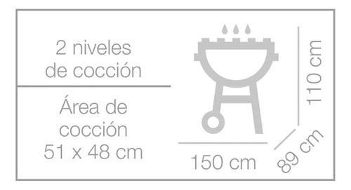 Parrilla A Carbón Con Ahumador Mr Beef