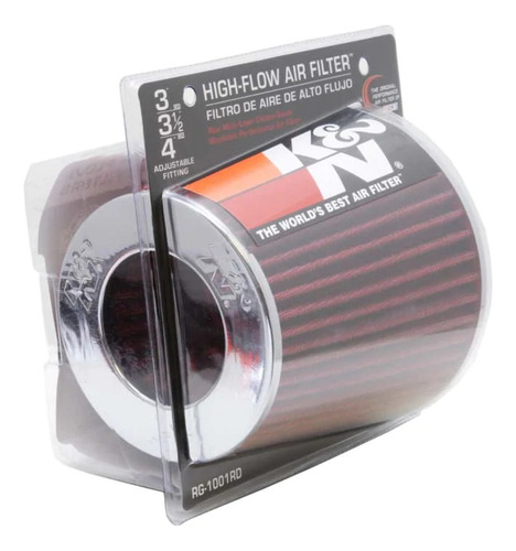 Filtros De Aire Conico K&n Multimedida 3, 3.1/2 Y 4 Pulgadas