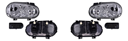 (par) Faros Elec C/base P/halogeno Vw Golf 2006 2007 Depo